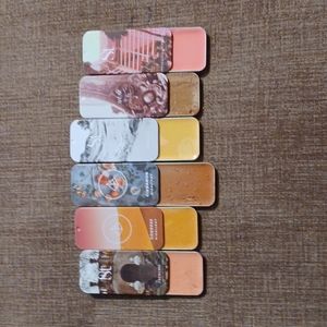 6 tins brand new or swatched saling as a bundle Muse cinnamon wheat grapefruit